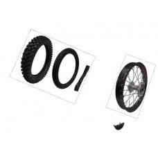 Колесо 18" заднее алюм.в сборе KAYO T4 ENDURO