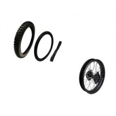 Колесо 12" заднее стальное в сборе KAYO MINI K125