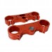 Кронштейны траверсы CNC оранжевые KAYO K6